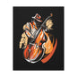 Matte Canvas, Stretched, 1.25" - Bass Player