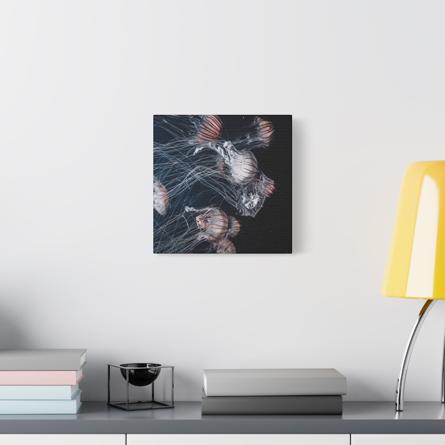 Jellyfish Swarm Matte Stretched Canvas