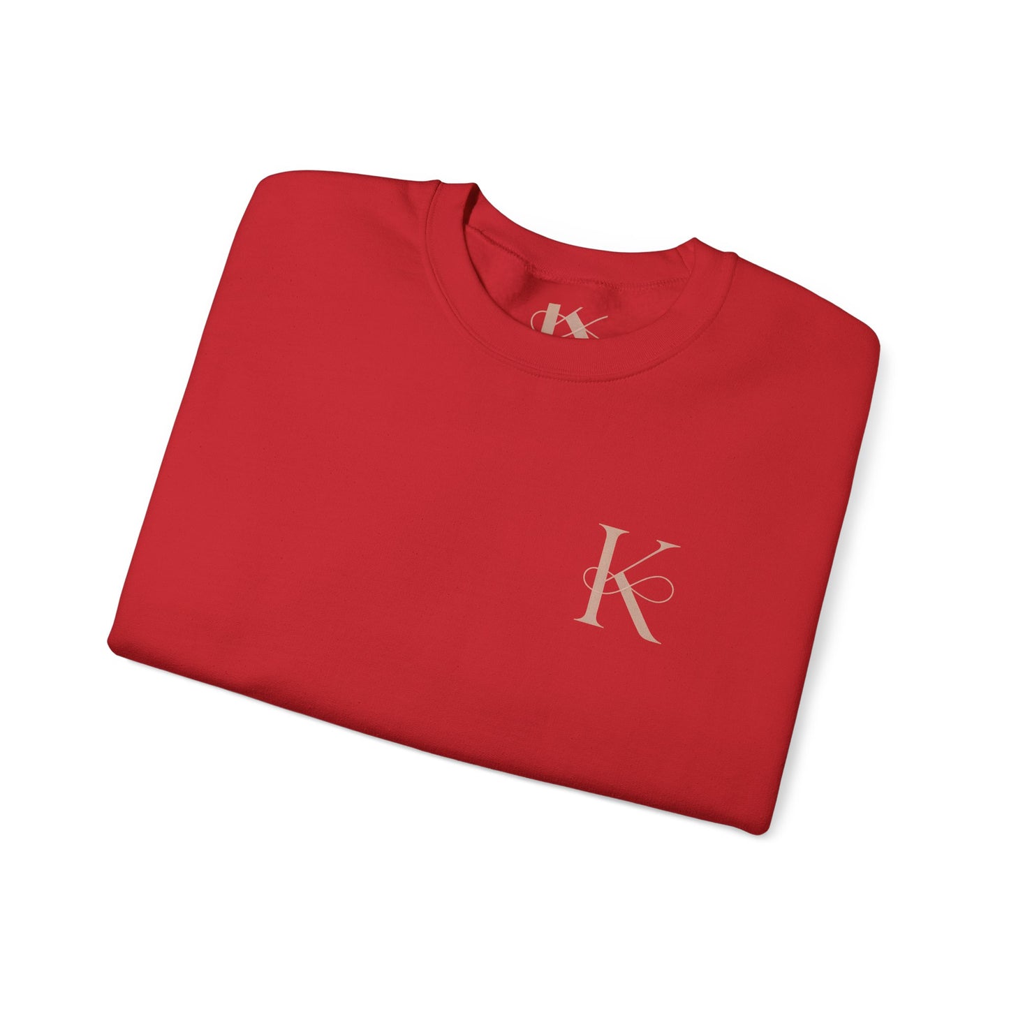 Minimalist Unisex Crewneck Sweatshirt with Initial Charm, Comfortable Lounge Wear, Gift for Him or Her, Casual Style, Everyday Essential