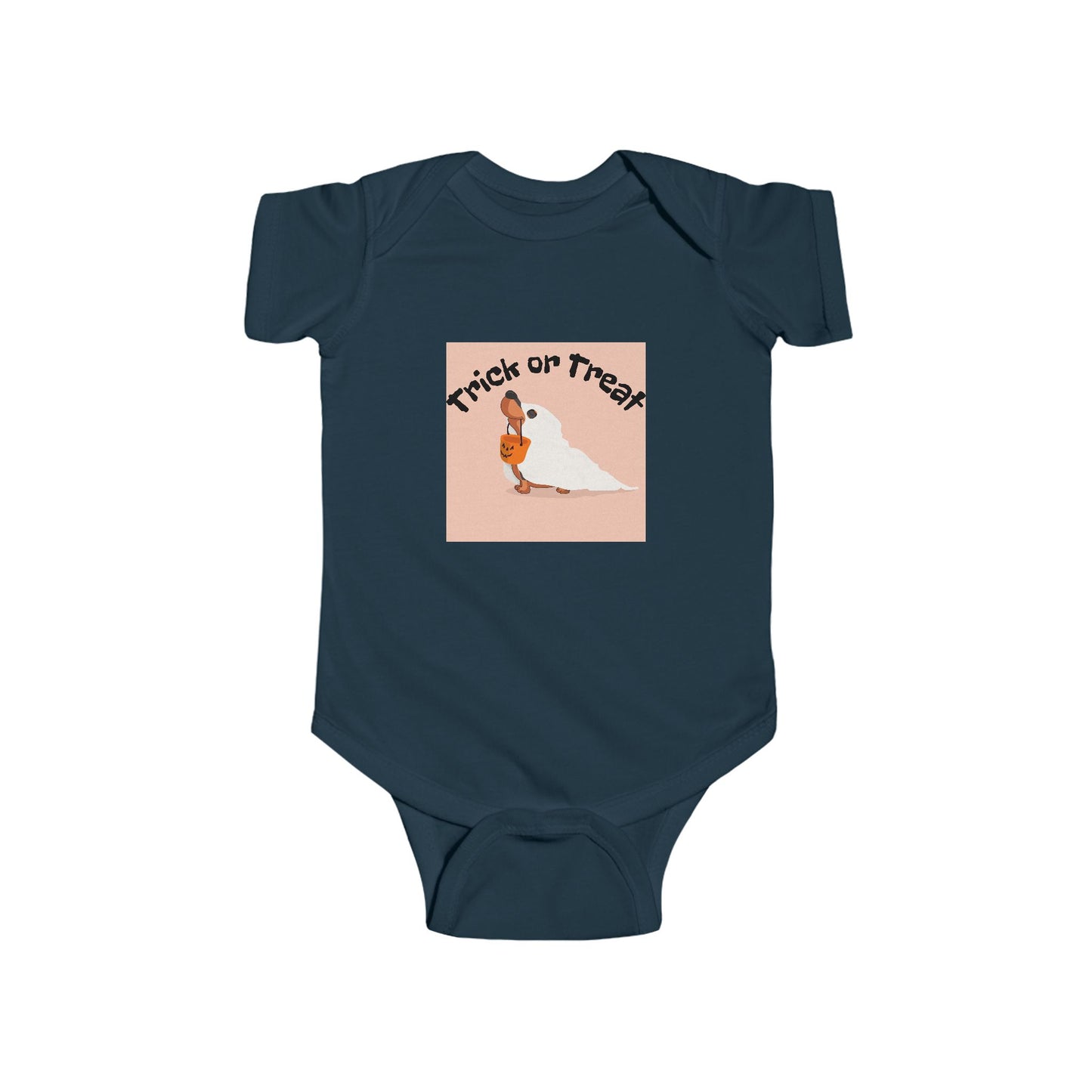 Halloween Infant Bodysuit, Trick or Treat Baby Outfit, Cute Baby Halloween Costume, Newborn Halloween Apparel, Toddler Trick or Treat Shirt
