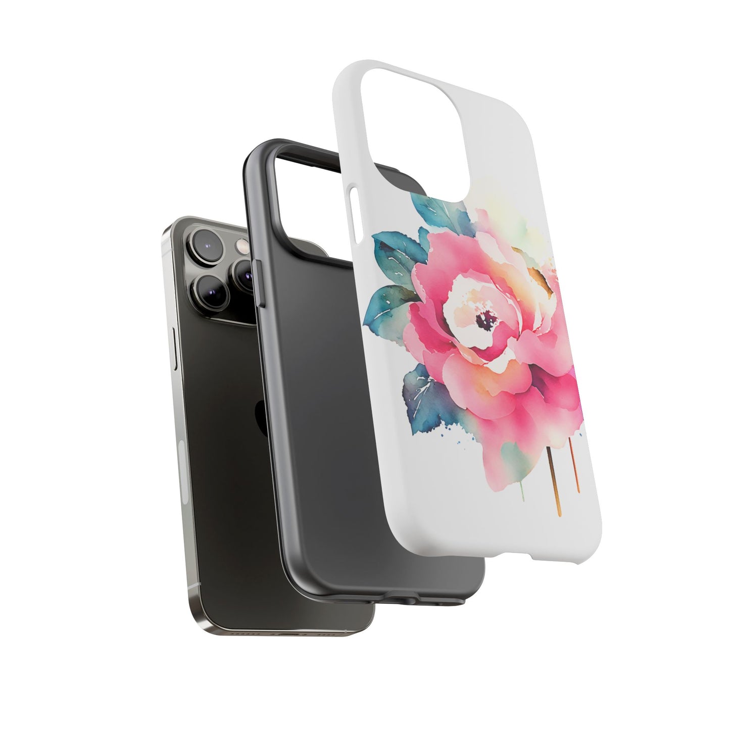 Floral Phone Case - Vibrant Rose Design