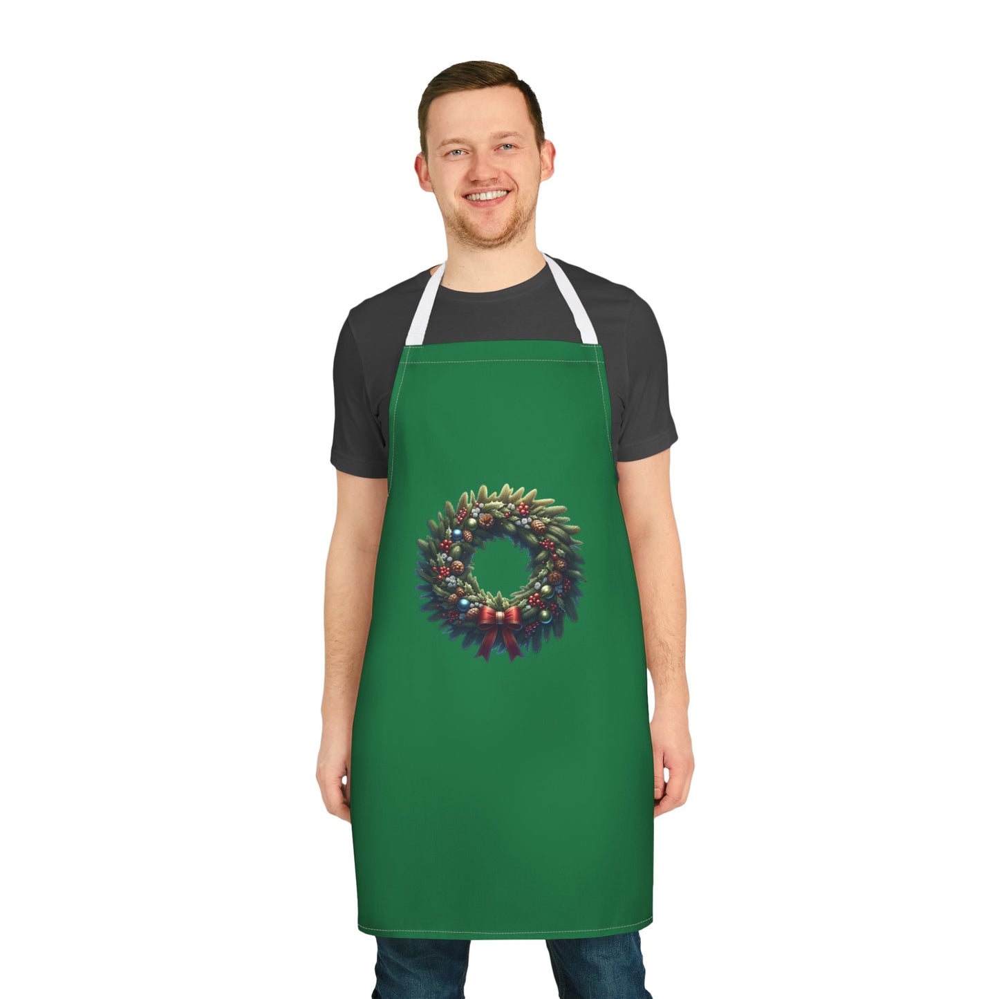 Apron, 5-Color Straps Christmas