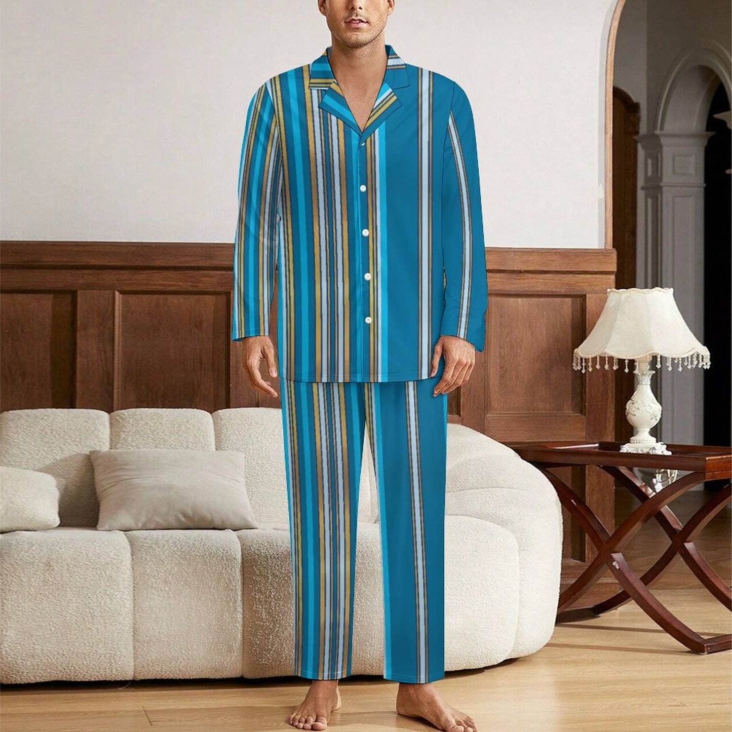 Men's Long-Sleeve Pajama Set