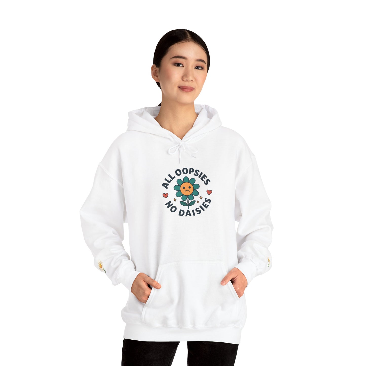 Psychedelic Floral Hoodie, Cozy Sweatshirt for Casual Style, Gift for Flower Lovers, Cute Streetwear, Spring Fashion, Art Tee