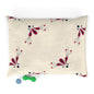 Cozy Floral Pet Bed, Stylish Dog Bed, Cat Bed, Soft Pet Cushion, Decorative Pet Decor