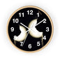 Silhouette Cat Wall Clock — Moonlit Cat Lovers Decor