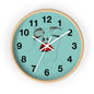 Modern Art Wall Clock - Abstract Lips Design, Home Decor, Gift for Her, Unique Wall Decor, Feminine Artwork, Stylish Timepiece