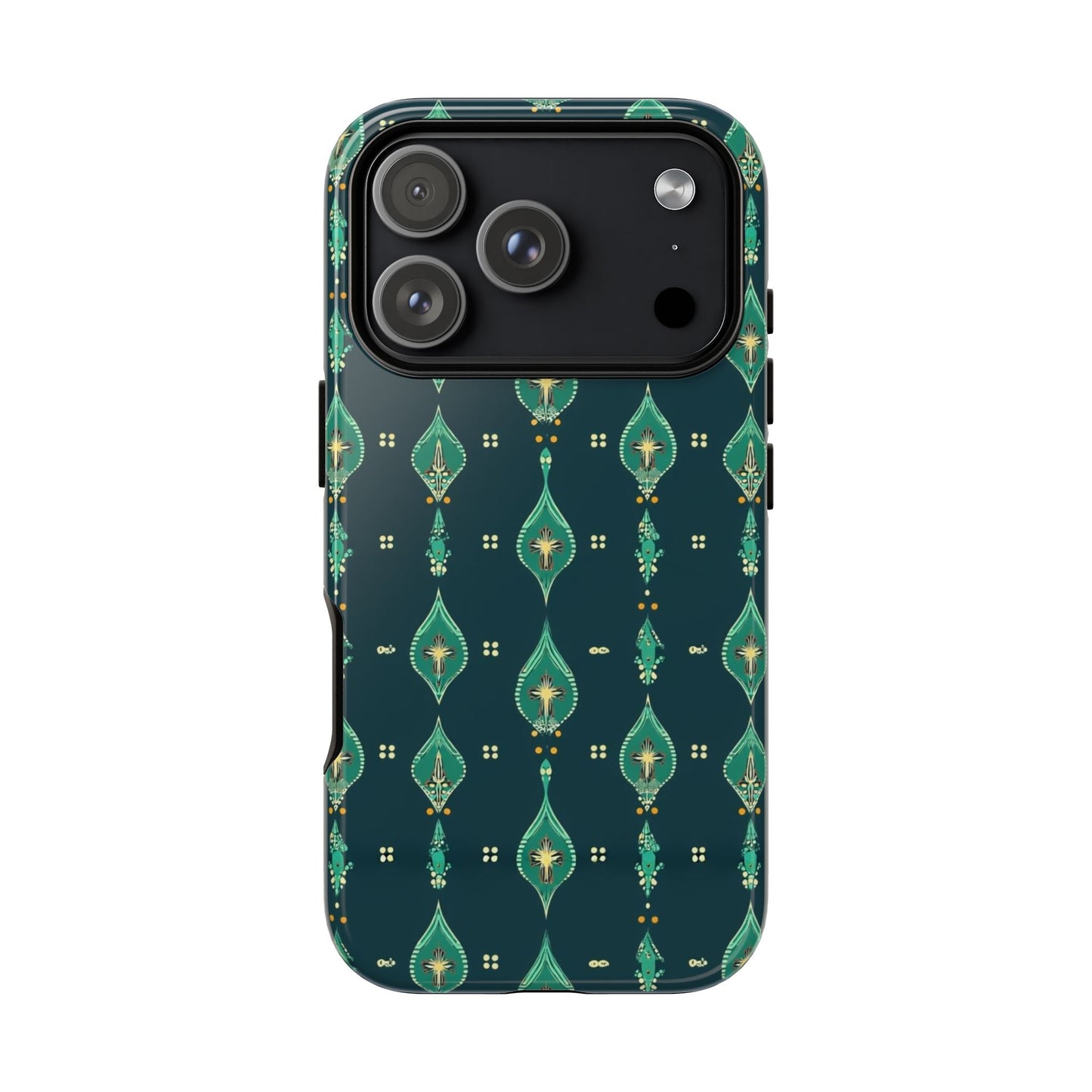 Emerald Boho Teardrop Phone Case