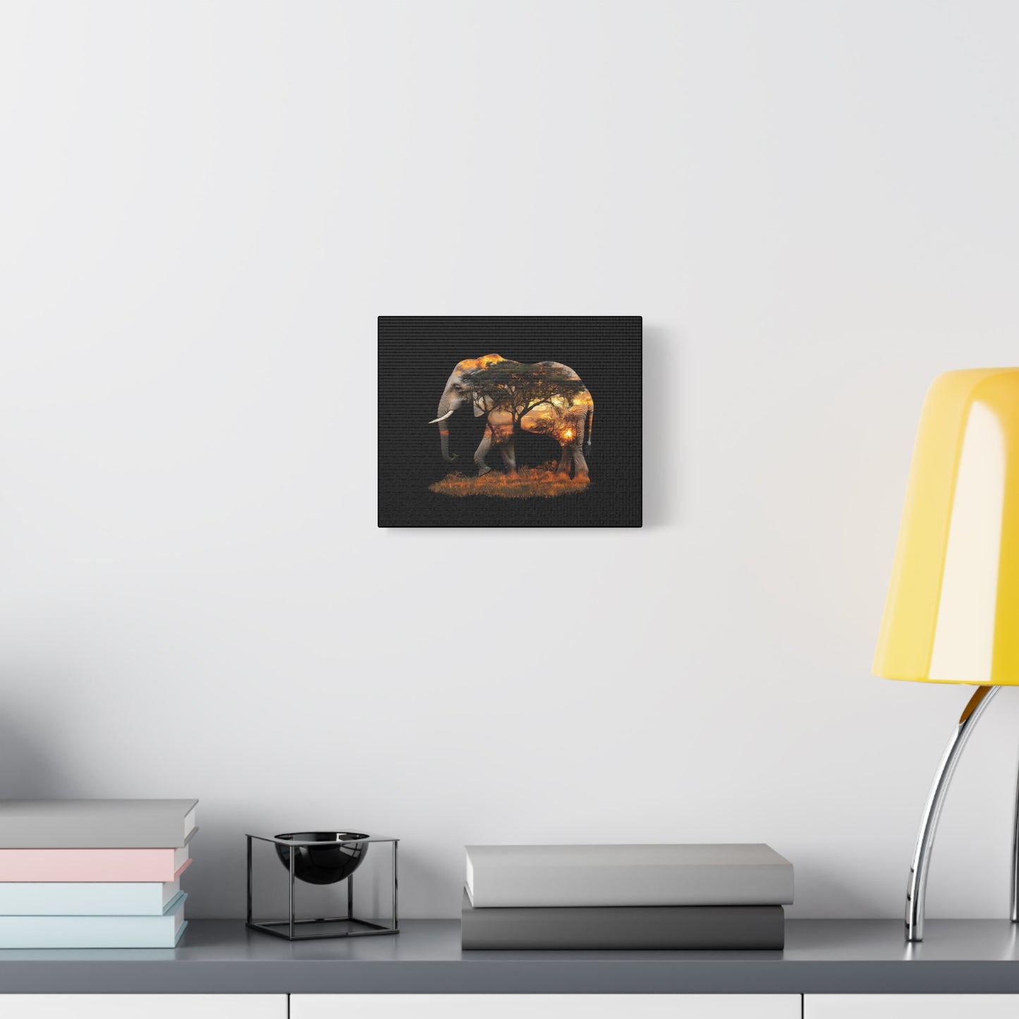 Elephant Tree Matte Canvas Art