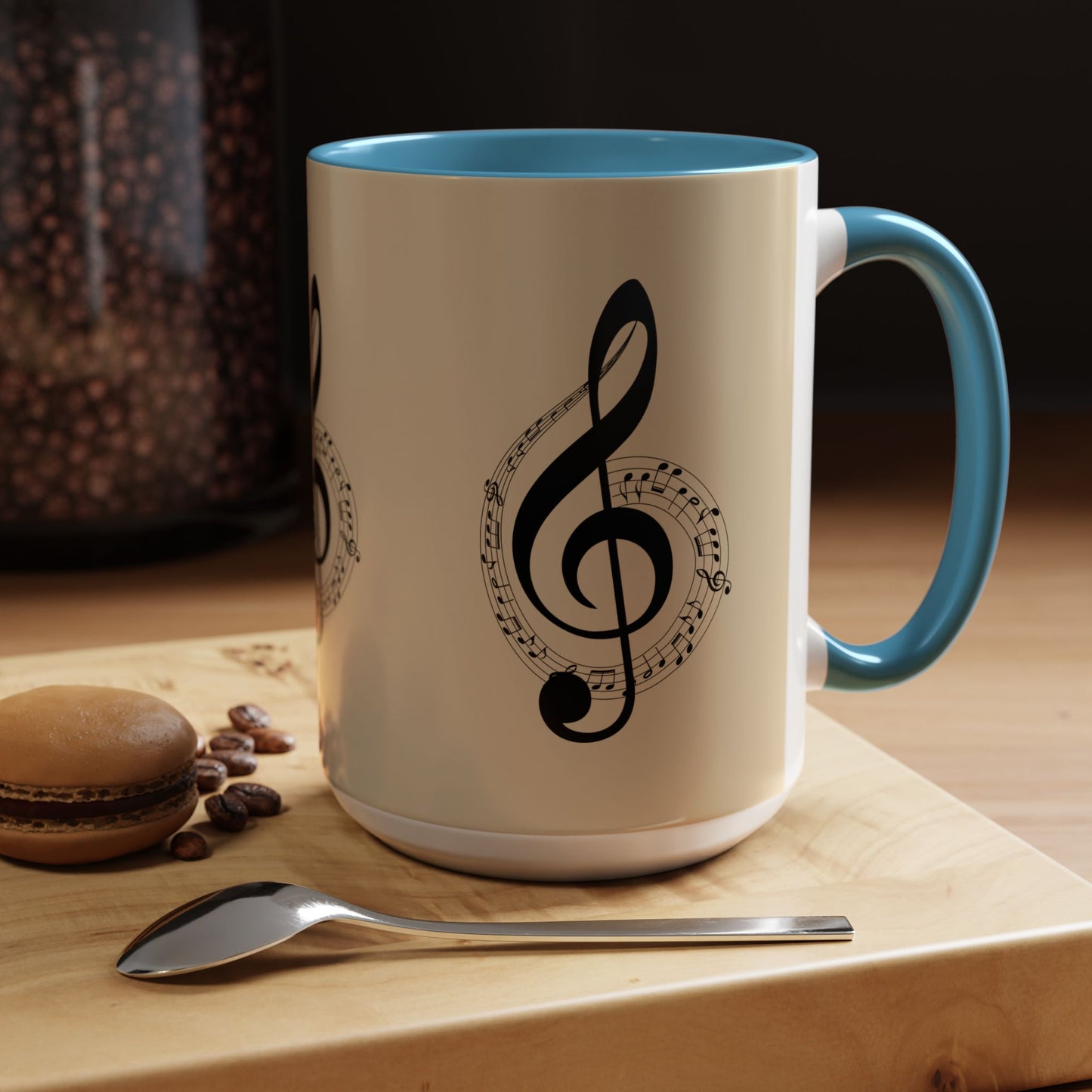 Musical Notes Coffee Mug - Perfect Gift for Music Lovers