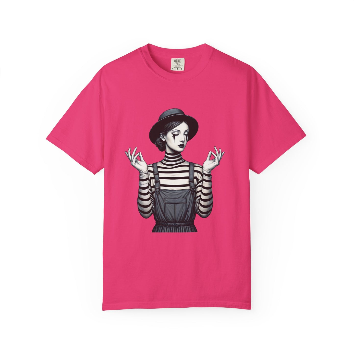 Gothic Striped Graphic Unisex T-Shirt, Edgy Casual Wear, Alternative Fashion, Gift for Her