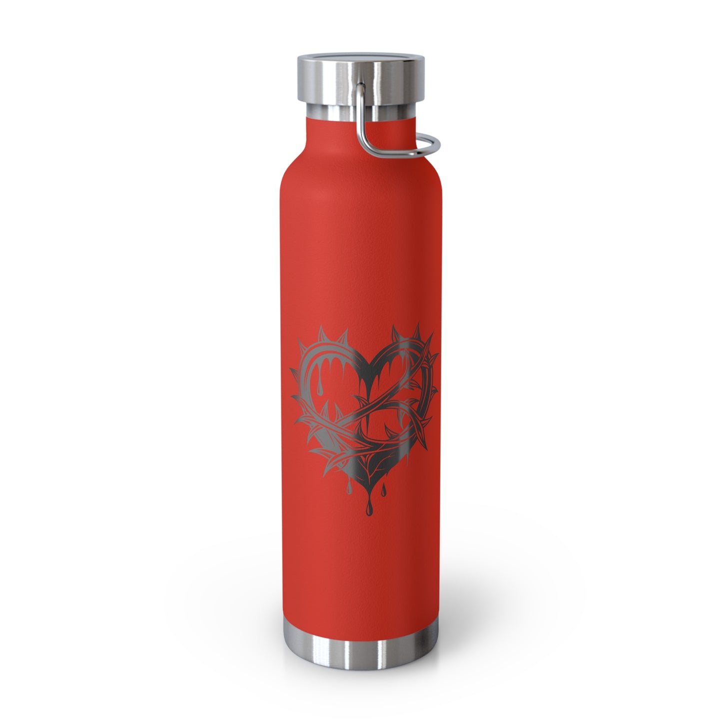 Stylish Insulated Water Bottle, Travel Flask, Gift for Him/Her, Fitness Bottle, Eco-Friendly Drinkware, 22oz Copper Design