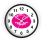 Hot Pink Kiss Wall Clock | Lip Print Clock