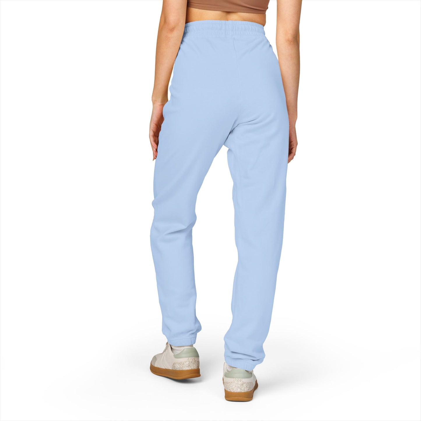 Sweatpants — Colorful Cosmic Cat Graphic "Pet Me" Joggers