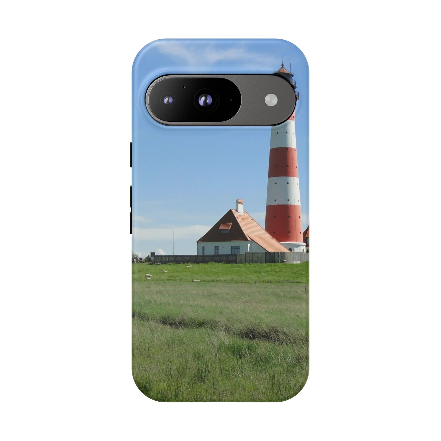 Lighthouse Phone Case - Coastal Vibes, Nautical Gift, Ocean Lover Accessory, Beach Aesthetic, Customizable Design