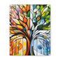 Seasons Tree Matte Canvas Wall Art — Stretched 1.25"