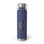 Personalized Copper Insulated Water Bottle, 22oz - "C" Custom Monogram