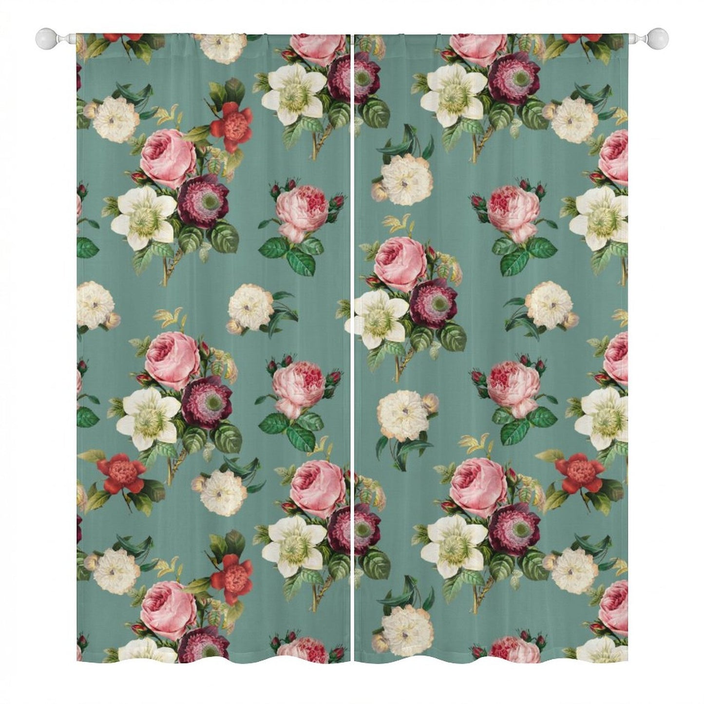 Sheer Curtain Flower
