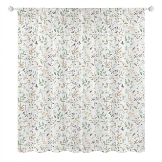 Sheer Curtain Botanical