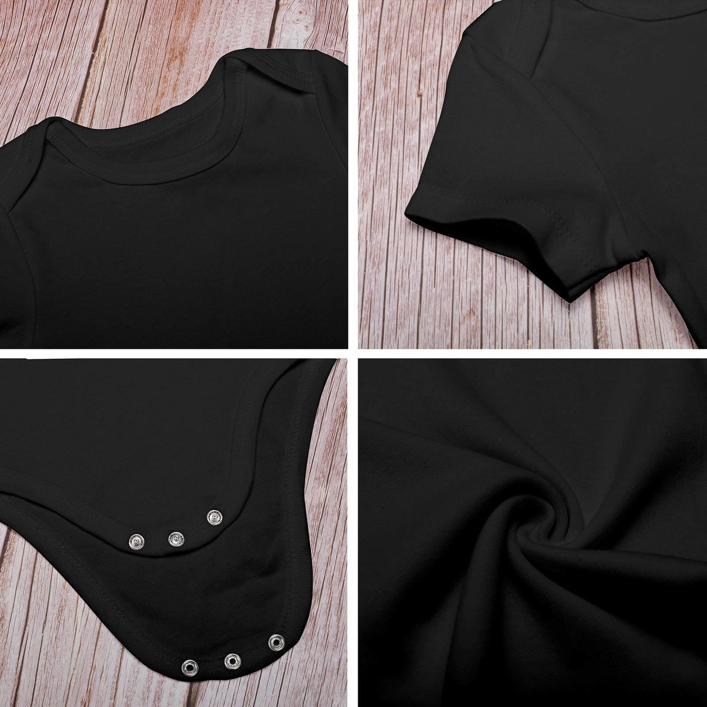 Short Sleeve Baby Romper - Seahorse