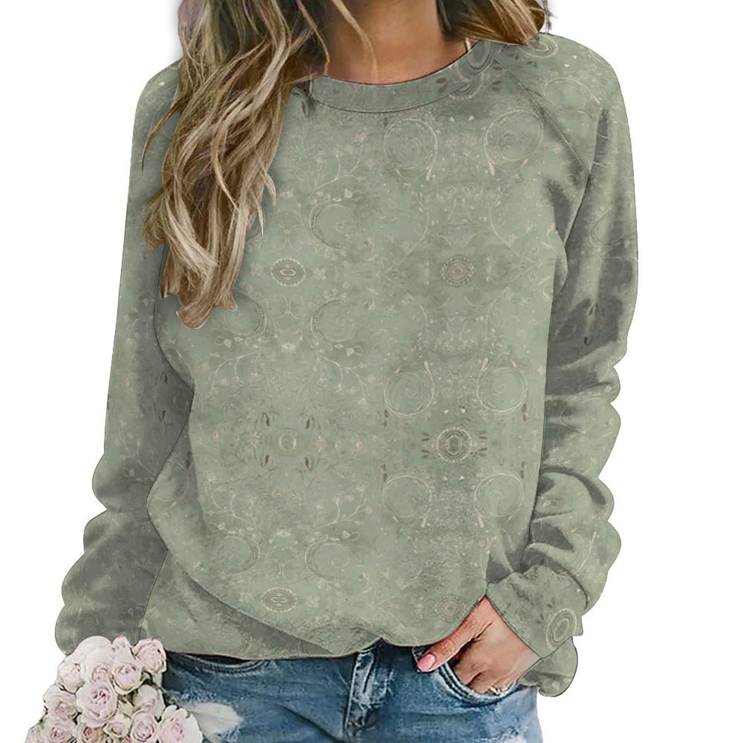 Custom Sweatshirt Designs Raglan Style