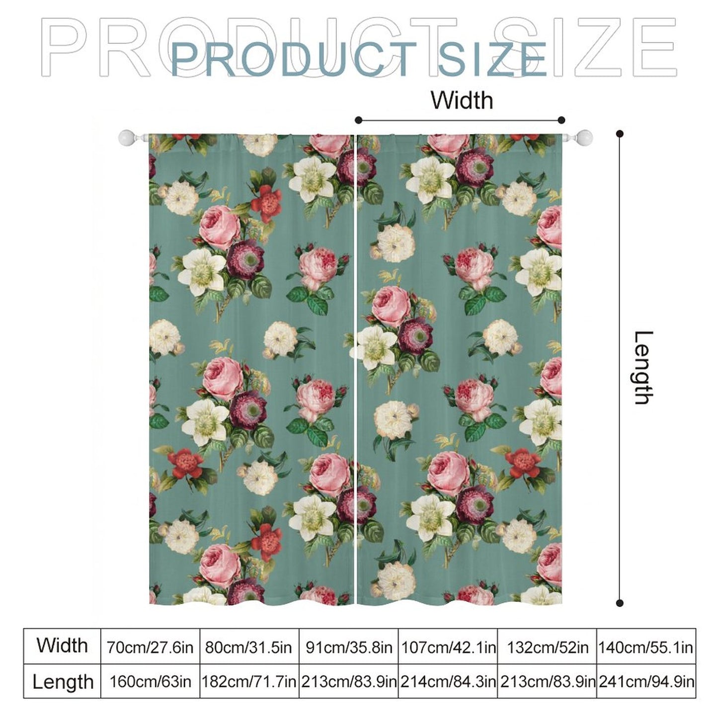 Sheer Curtain Flower