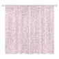 Sheer Curtain Pink and White