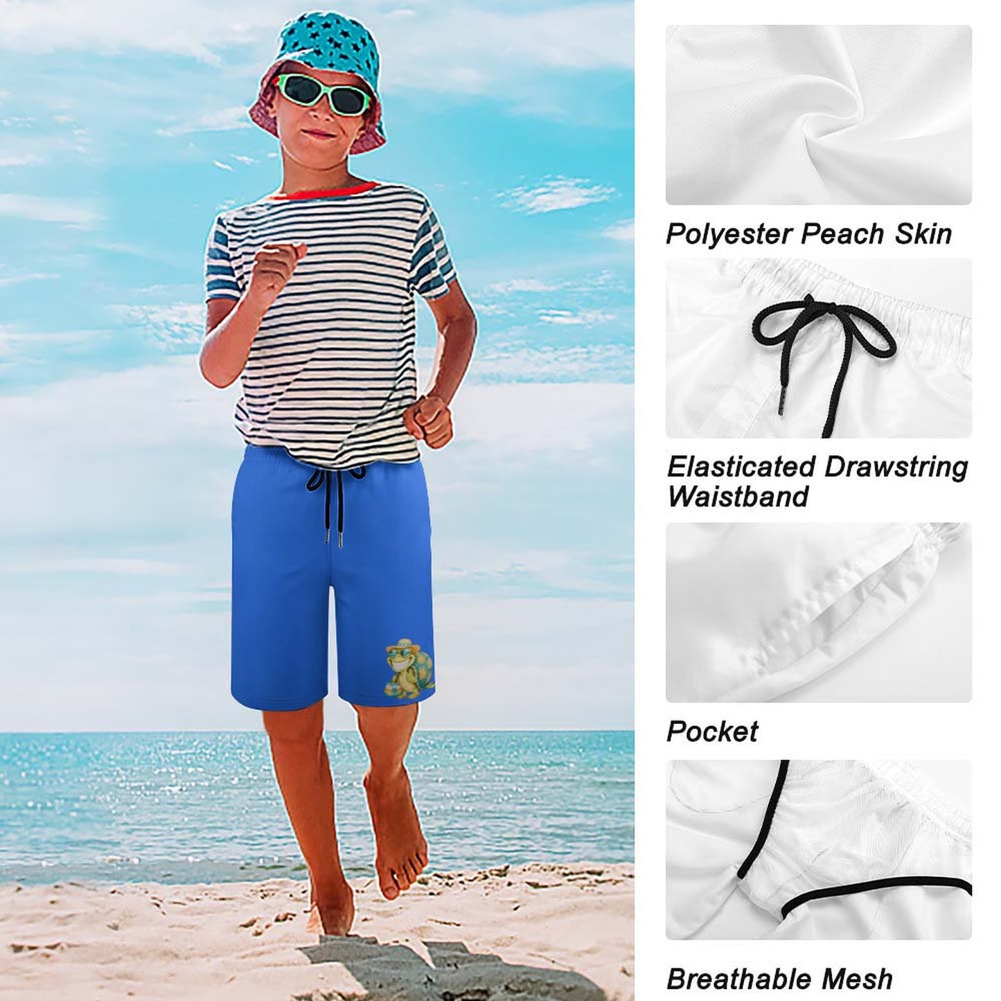 Kid's Beach Pants - Turtle