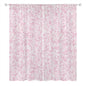Sheer Curtain Pink and White