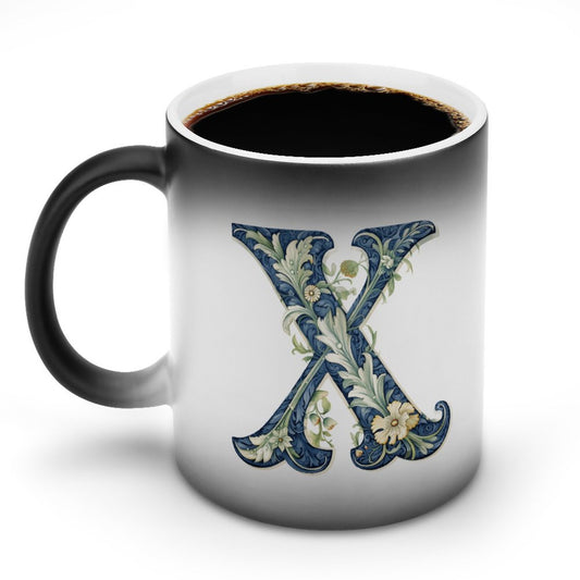 Color Change Mug - Letter X