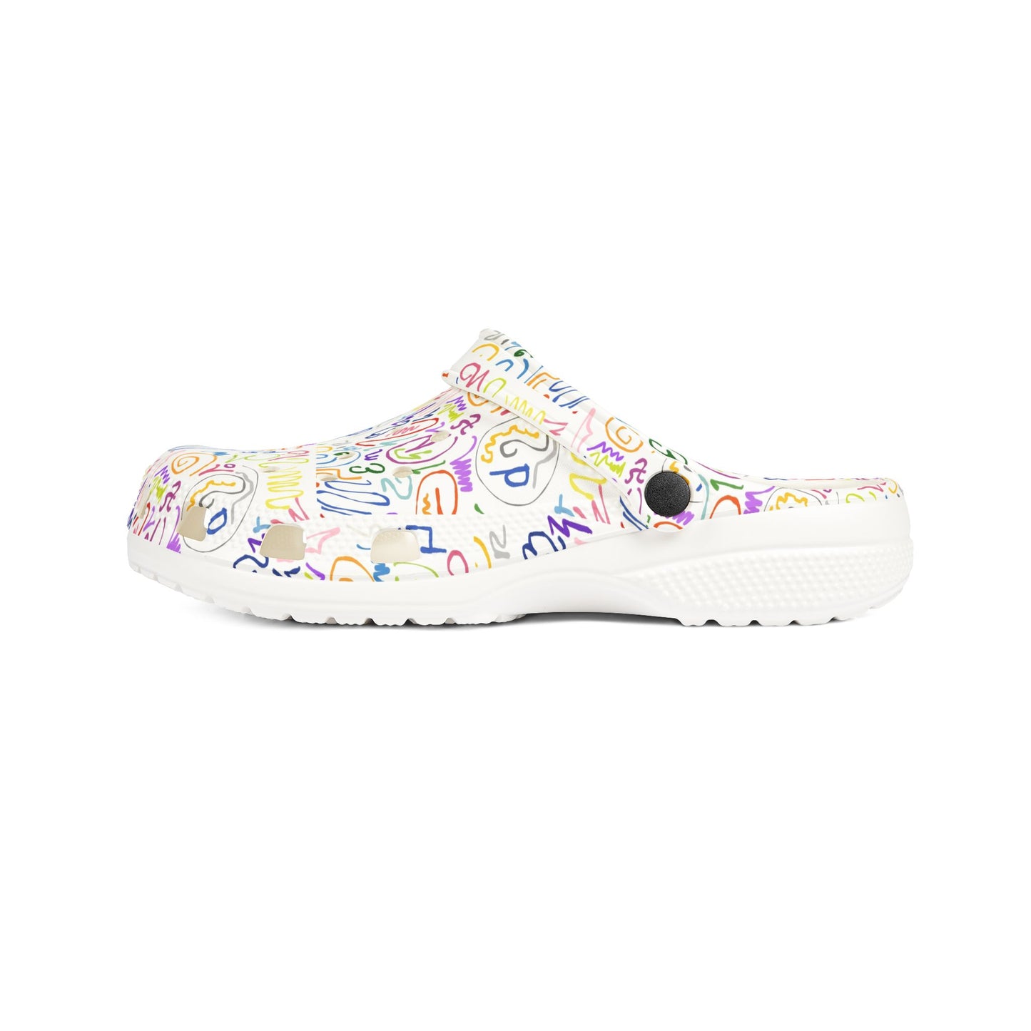 Colorful AOP EVA Foam Rubber Clogs