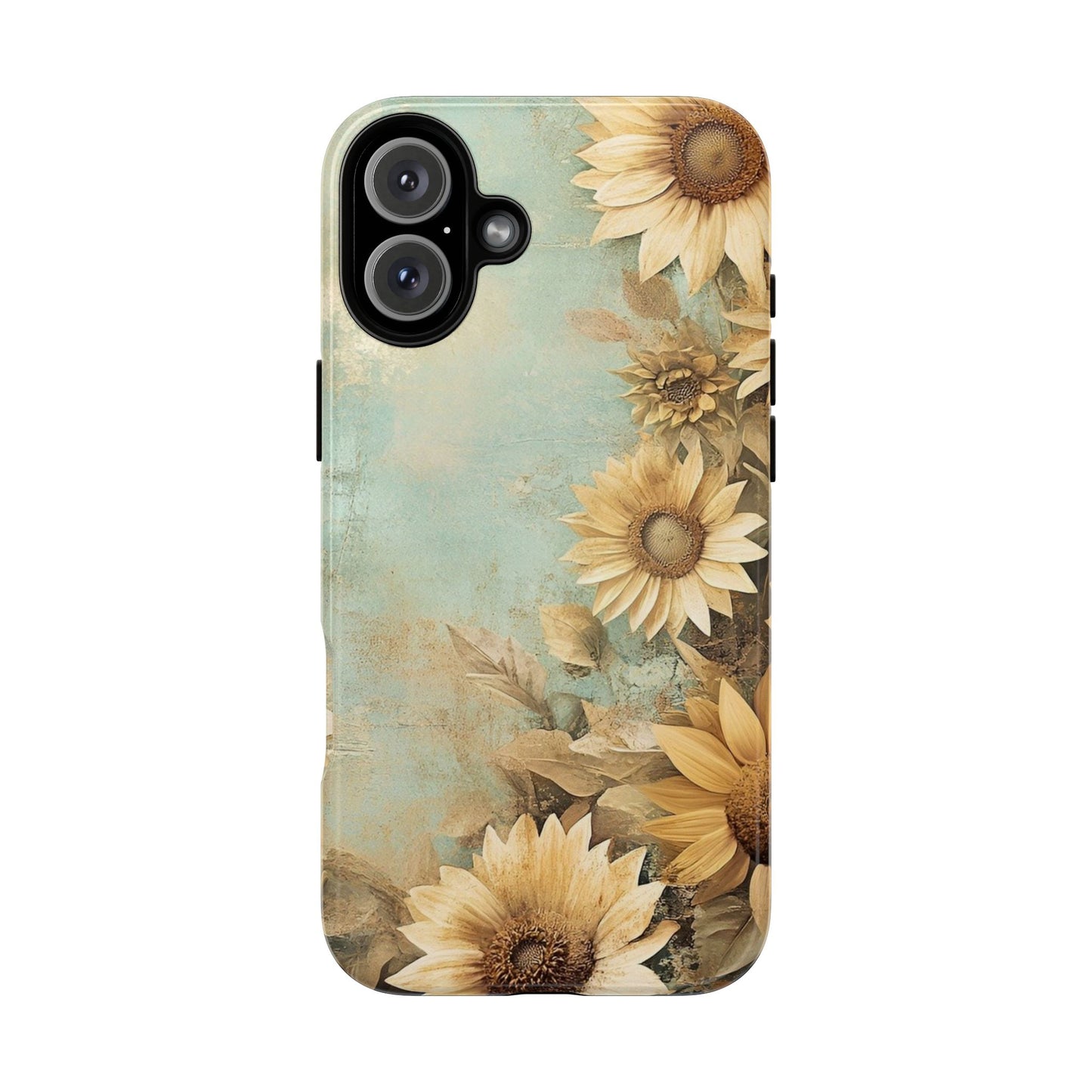 Sunflower Phone Case, Tough Shell Floral Cover, Nature Inspired Gift, Durable Protective Case, Perfect for Spring and Summer