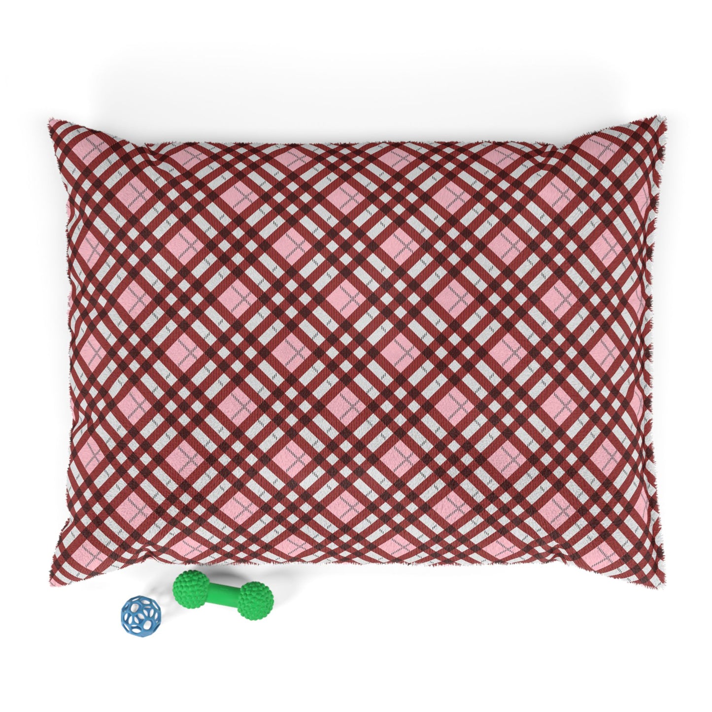 Comfort Plaid Pet Bed for Cozy Pups, Dog Bed, Cat Bed, Puppy Blanket, Pet Accessories, Holiday Gifts for Pet Lovers