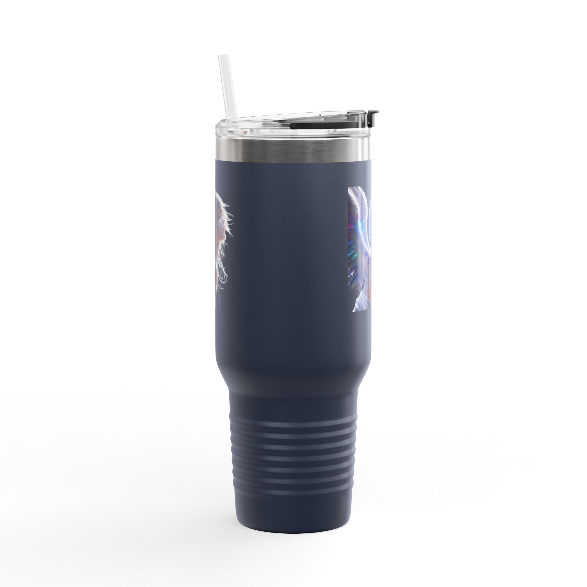 40oz Insulated Travel Mug — Cosmic Angel Illustration