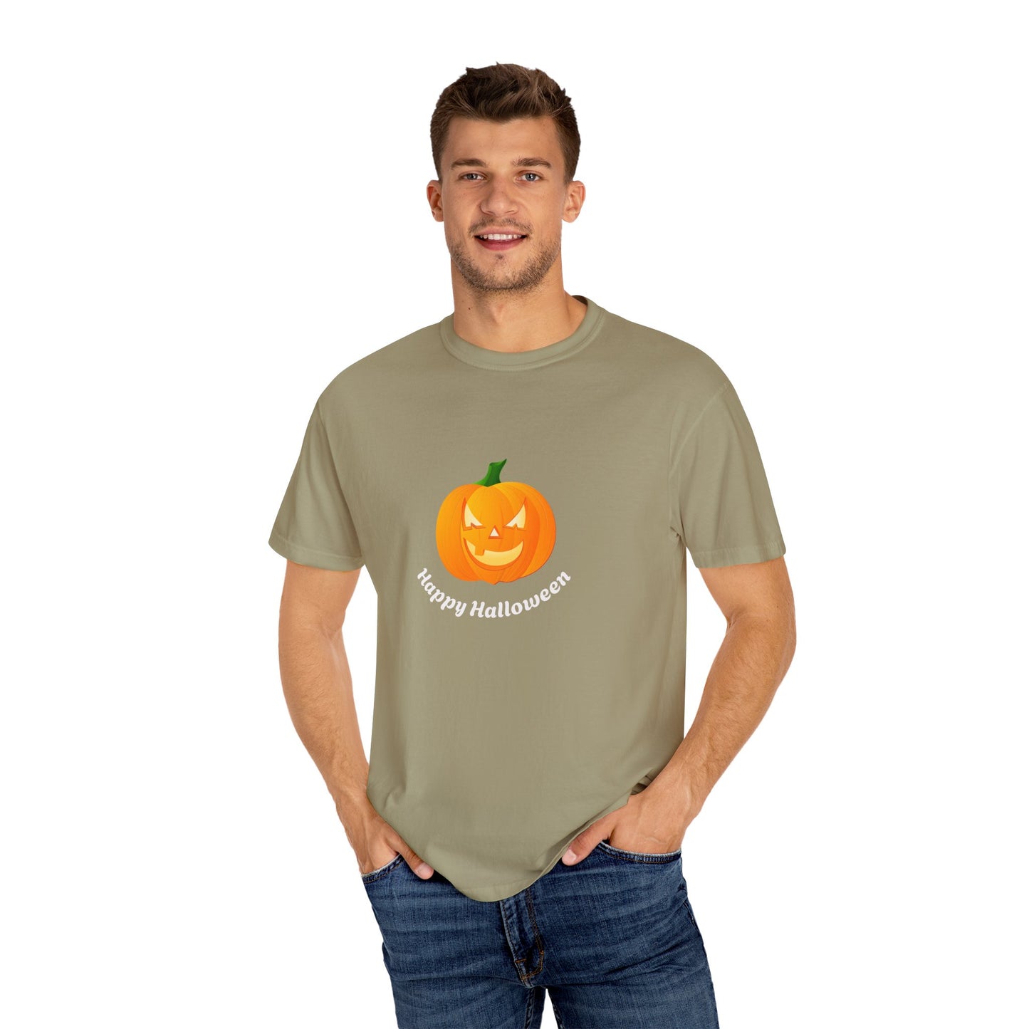 Halloween Pumpkin T-Shirt, Unisex Fall Shirt, Spooky Tee, Autumn Casual Wear, Trick or Treat Costume