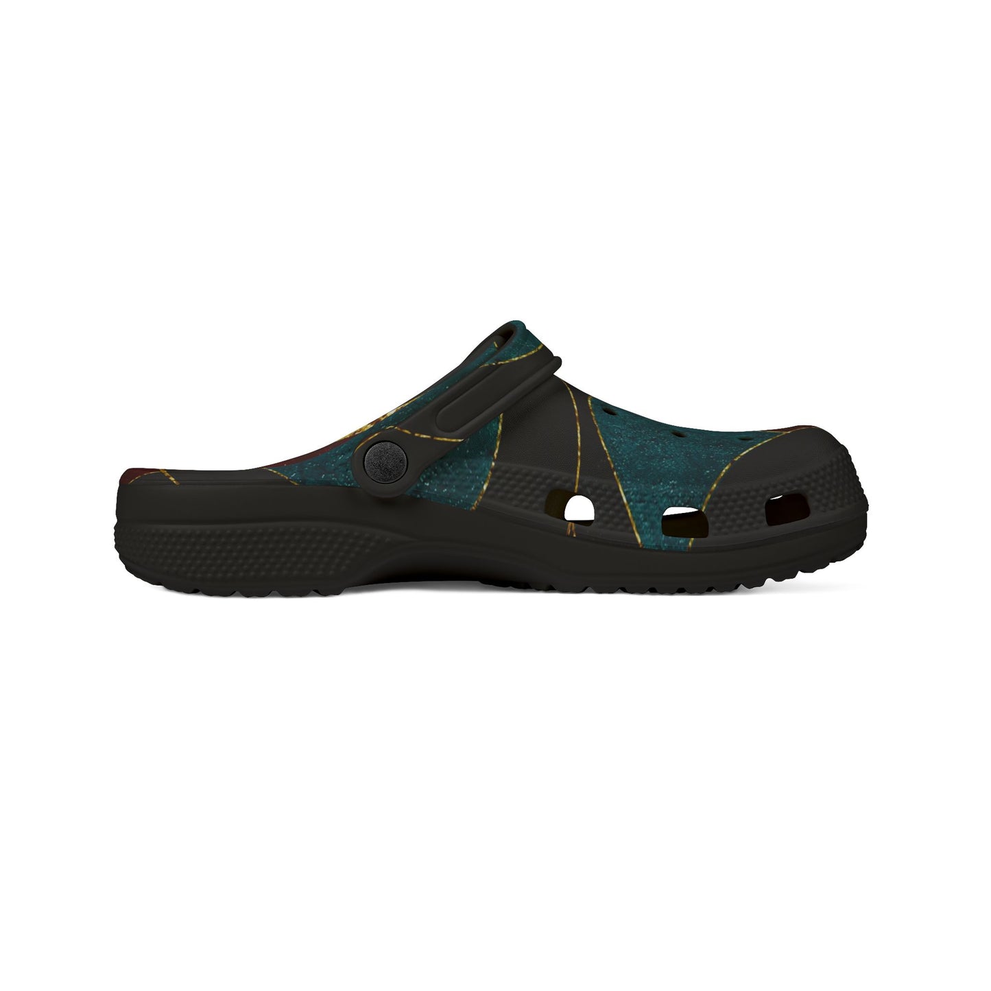 Abstract Polka Dot EVA Clogs — Comfortable Slip-On Rubber Shoes