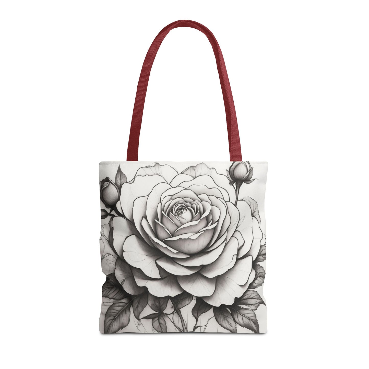 Elegant Floral Tote Bag, Garden Lover Gift, Shopping Bag, Art Print Tote, Mother's Day Gift, Eco-Friendly Canvas Bag