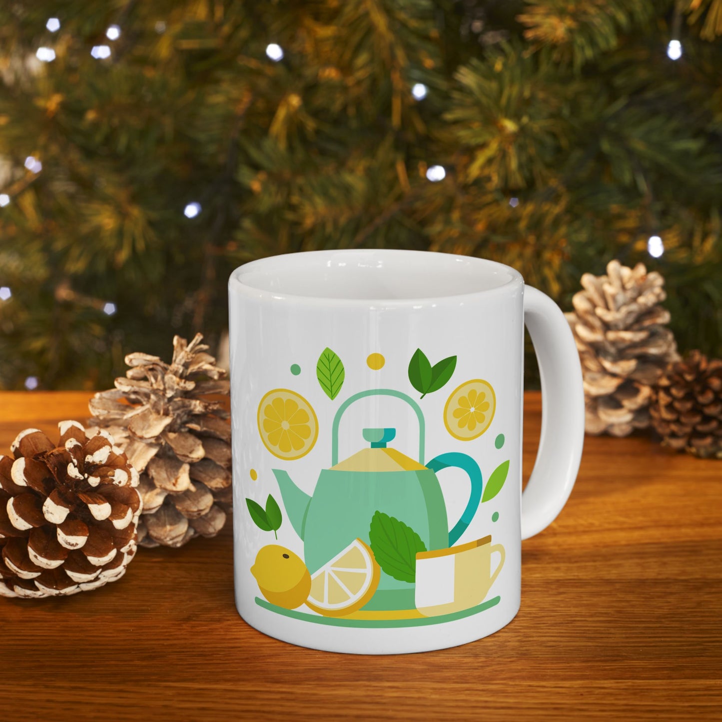 Lemonade-Themed Ceramic Mug | Refreshing Drink Lover's Gift | Summer Vibe Coffee Cup | Ideal for Tea Parties, Birthdays, Home Decor