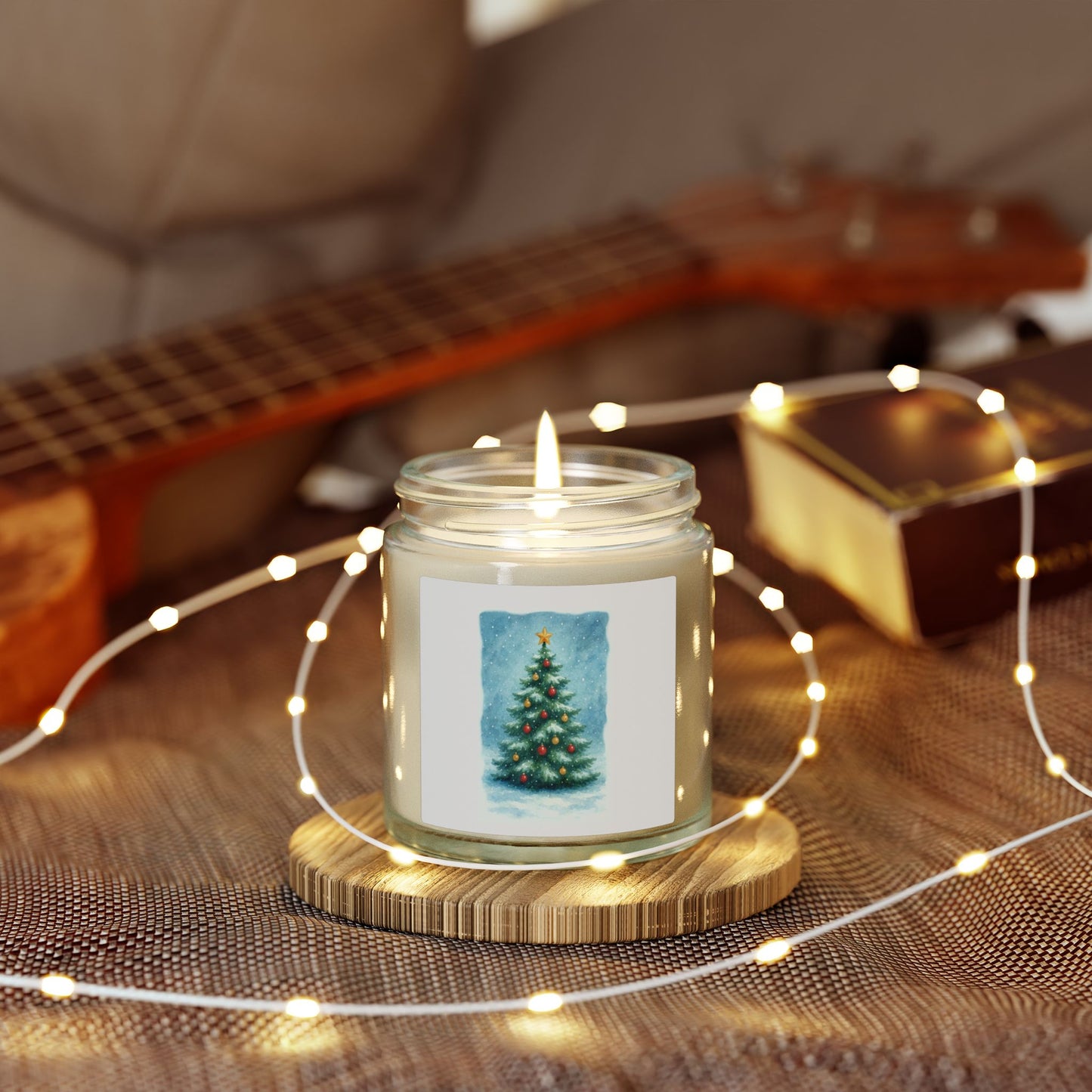 Christmas Tree Scented Candles | Cozy Holiday Decorative Candles