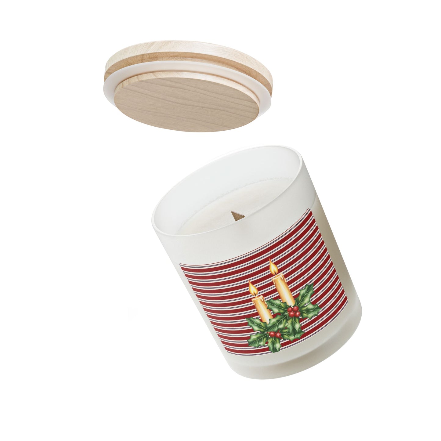 Festive Holiday Candle, 11oz Soy Candle, Winter Decor, Christmas Gift, Relaxing Home Fragrance