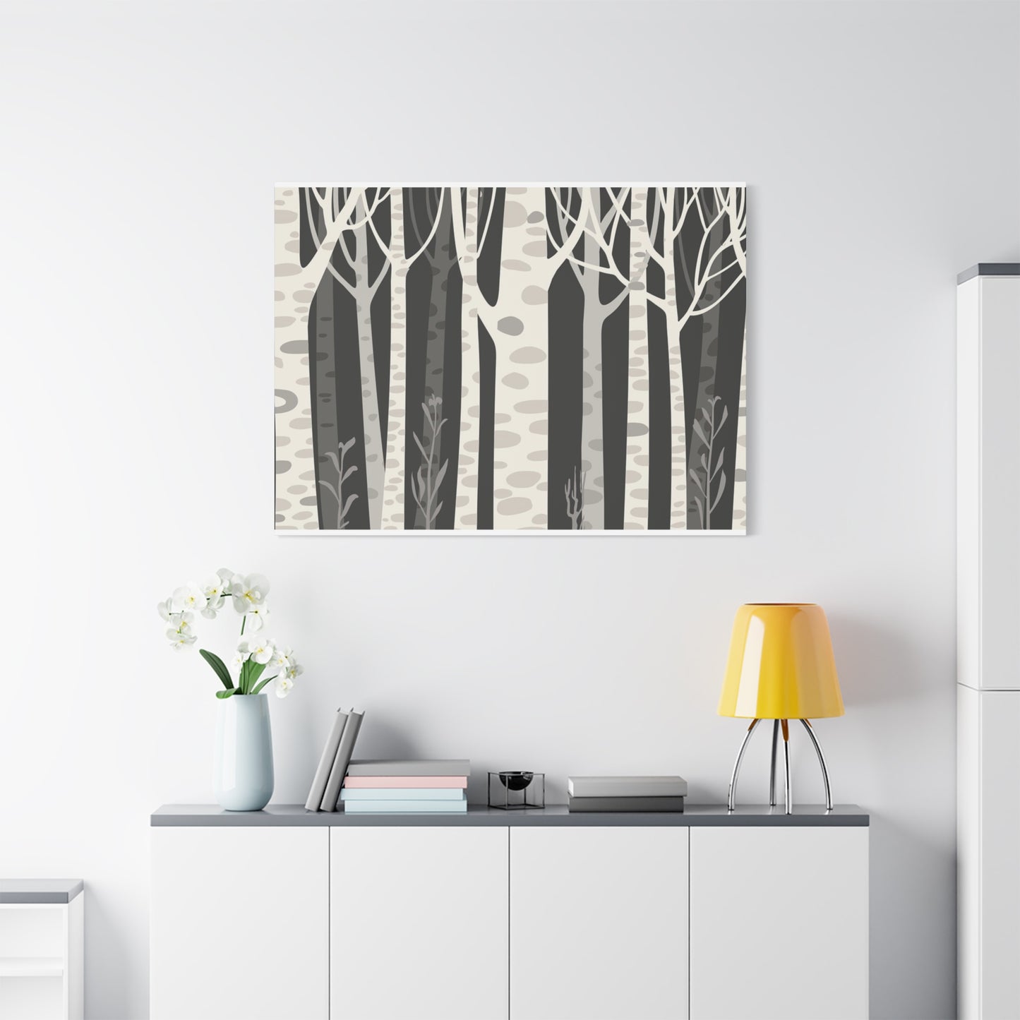 Matte Canvas, Stretched, 1.25" - Trees