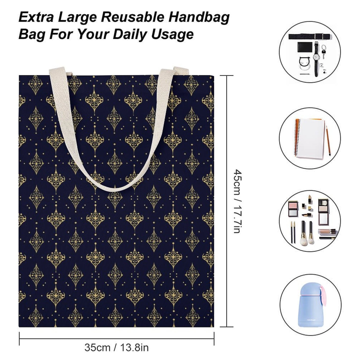 Tote Canvas Bag (Dual-sided Printing)