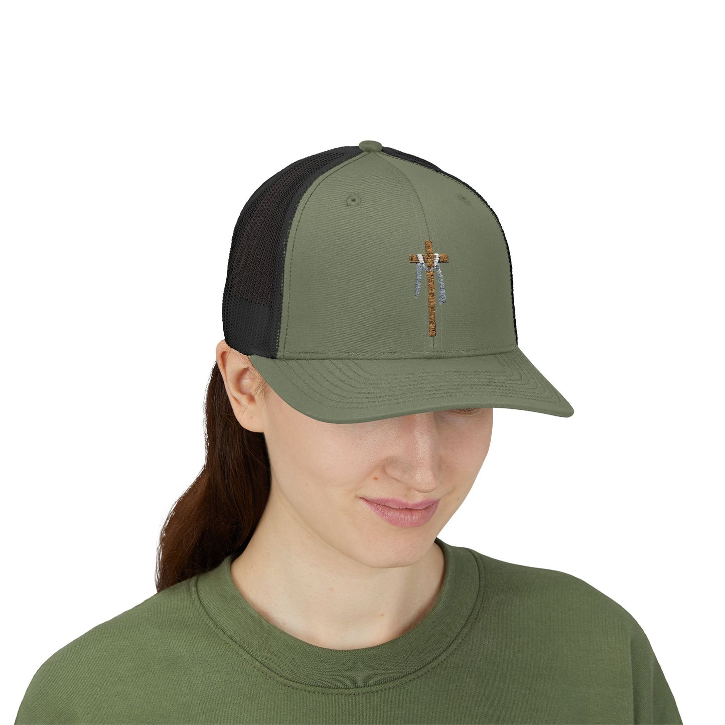 Elegant Faith Snapback Trucker Cap - Faith Hat, Religious Cap, Inspirational Gift, Christian Apparel, Trendy Headwear