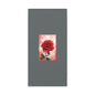 Red Rose Vertical Matte Canvas Print — Romantic Floral Wall Art
