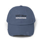 Unisex Distressed Cap, Fun Gift for Supervisors, Casual Hat, Distressed Dad Hat, Funny Cap for Events, Party Accessory, Everyday Wear