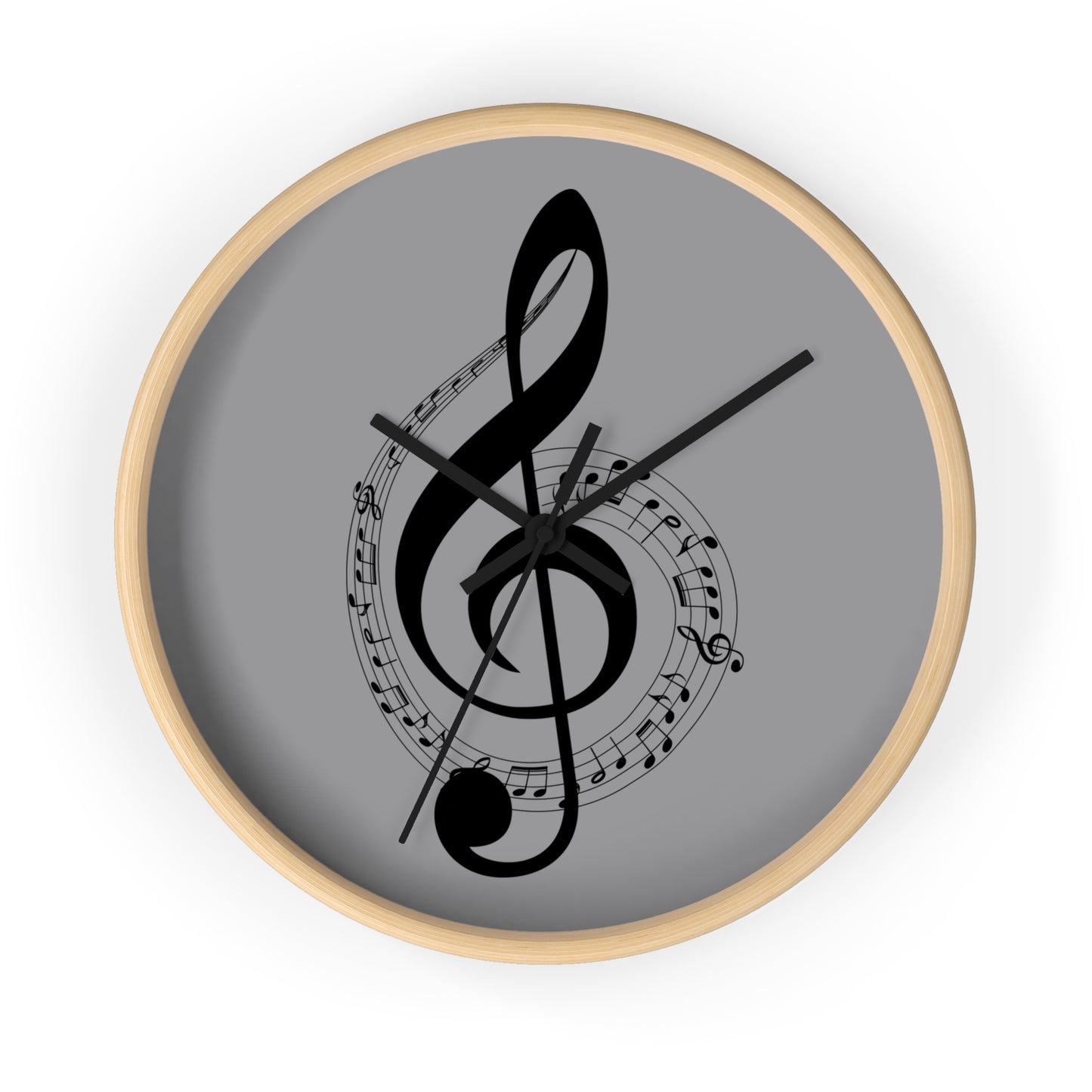 Musical Notes Wall Clock, Perfect Gift for Musicians, Home Decor