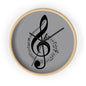 Musical Notes Wall Clock, Perfect Gift for Musicians, Home Decor