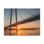 Sunrise Bridge Canvas Wall Art — Matte Stretched Canvas