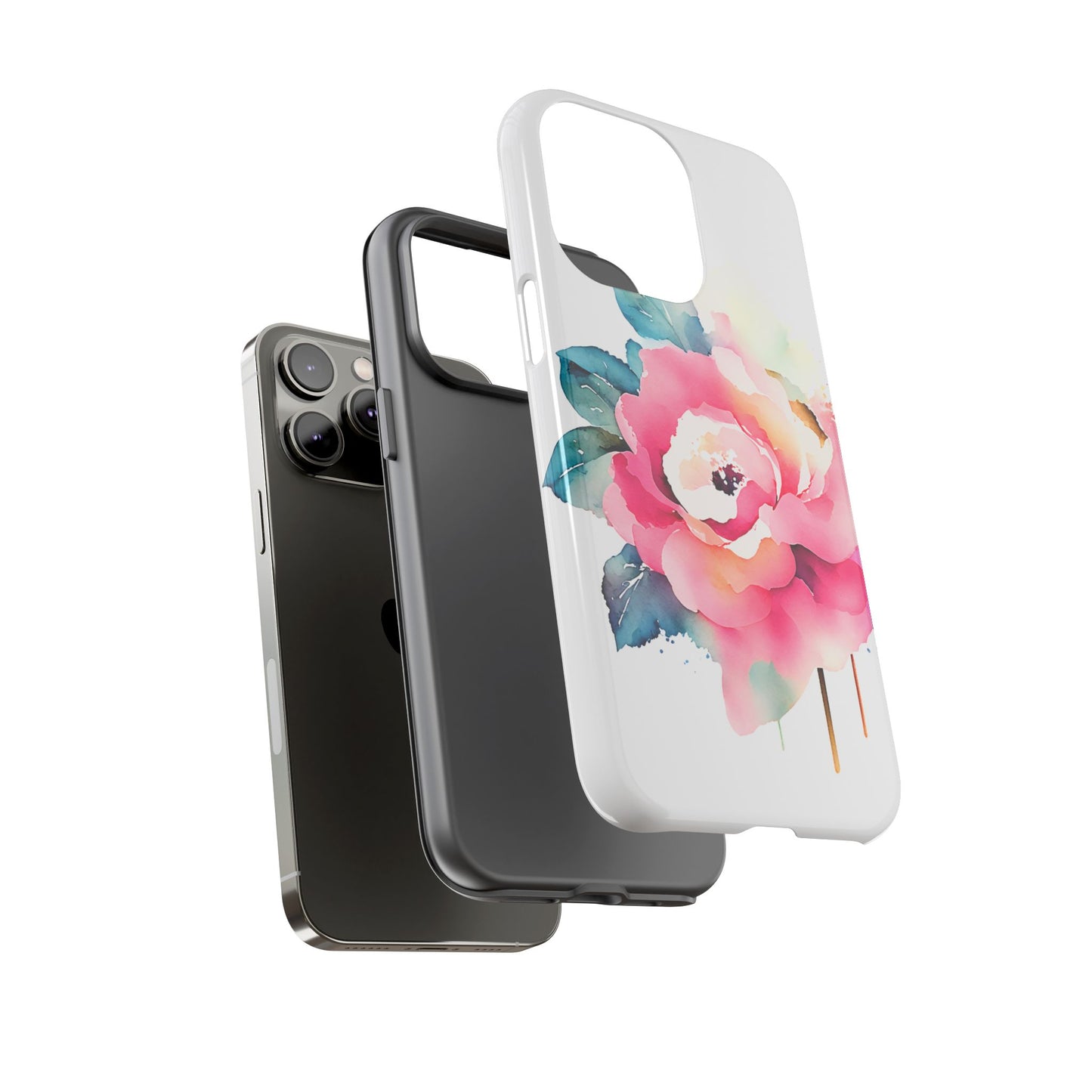 Floral Phone Case - Vibrant Rose Design