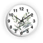Botanical Wall Clock — Minimal Greenery Clock for Living Room & Bedroom